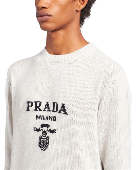 prada white sweater